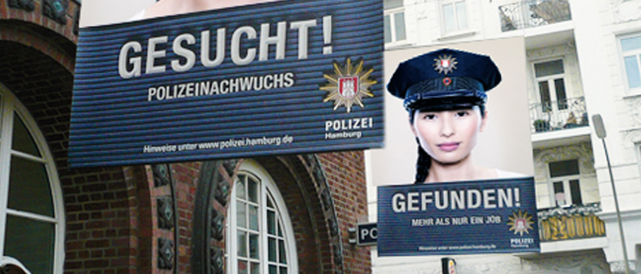 Auftraggeber crone werbeagentur - Kunde Polizei Hamburg